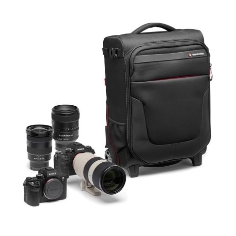 Vali máy ảnh Manfrotto Pro Light Reloader Air-55 Roller chuẩn hành lý xách tay