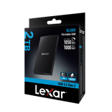 Ổ cứng di động Lexar SL300 Portable SSD 2TB Black