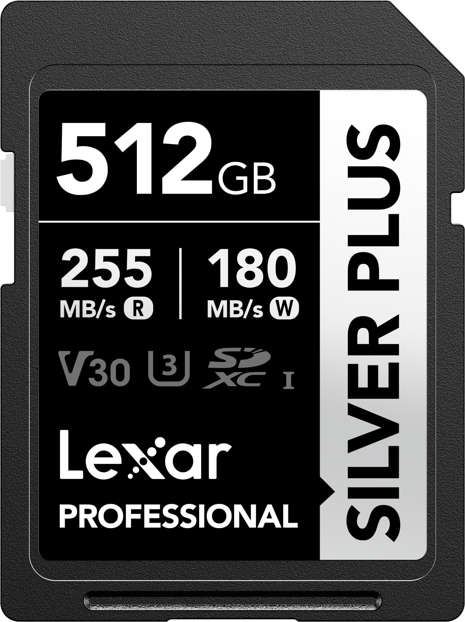 Thẻ nhớ Lexar Professional Silver Plus SDXC UHS-I V30 512GB