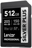  Thẻ nhớ Lexar 512GB Professional SILVER PLUS UHS-I SDXC Card V30 