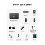 Bộ Micro không dây Hollyland Lark M2 Combo Duo (Camera RX, USB-C RX, Lightning RX) màu Shine Charcoal