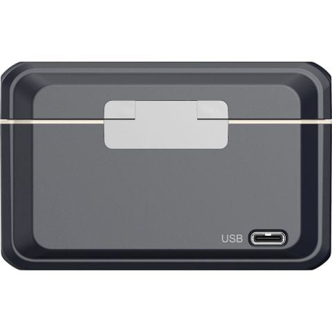  Bộ Micro không dây Hollyland Lark M2 (USB-C RX) Duo Lavalier màu Shine Charcoal 