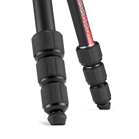  Bộ chân máy ảnh Manfrotto Element Mark II Aluminium 4-Sections Tripod Red 