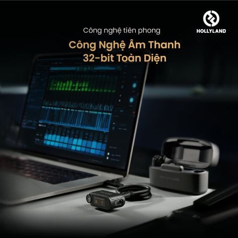 Bộ Micro không dây Hollyland Lark MAX 2 Combo (Camera RX, USB-C RX) màu Space Gray