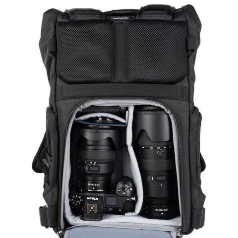 Balo máy ảnh Think Tank FocusPoint Rolltop 30L Asphalt Black