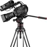  Bộ chân máy Manfrotto Nitrotech 612 Fluid Video Head and Carbon Fiber Twin Leg Tripod with Middle Spreader 
