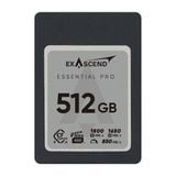  Thẻ nhớ CFexpress (Type A) - Essential Pro - 512GB hiệu Exascend, model: EXPC4EA512GB 