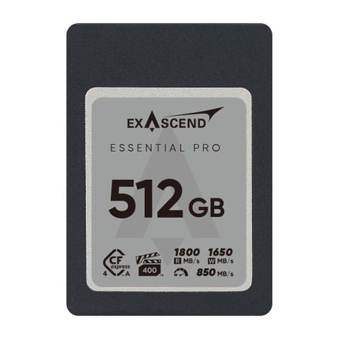  Thẻ nhớ CFexpress (Type A) - Essential Pro - 512GB hiệu Exascend, model: EXPC4EA512GB 