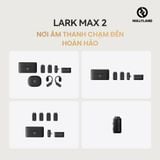 Bộ Micro không dây Hollyland Lark MAX 2 Solo (Camera RX) màu Space Gray