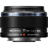  Ống kính OM SYSTEM M.Zuiko Digital 17mm F1.8 II ngàm Micro Four Thirds 