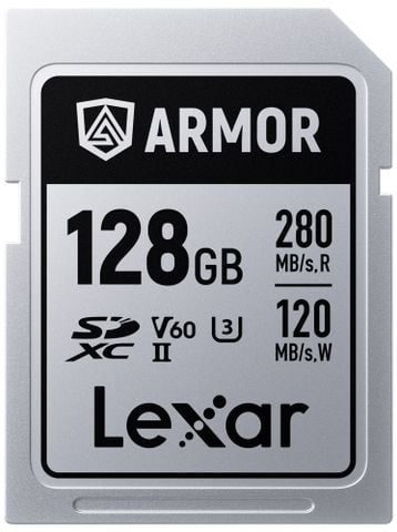  Thẻ nhớ Lexar 128GB ARMOR SILVER PRO UHS-II SDXC Card V60 