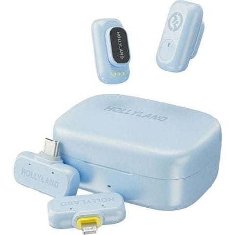  Bộ Micro không dây Hollyland Lark A1 Duo (USB-C RX, hộp sạc) màu Space Gray 