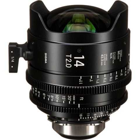  Ống kính Cine Sigma 14mm T2 FF High Speed Prime với /i Technology ngàm PL (Feet) 