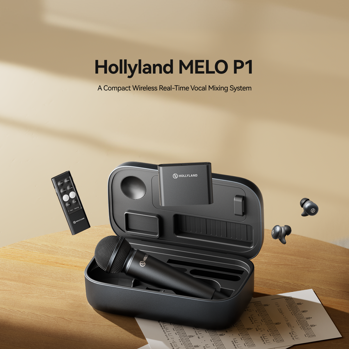Hệ thống micro cầm tay không dây Hollyland MELO P1