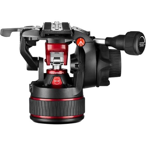  Bộ chân máy Manfrotto Nitrotech 612 Fluid Video Head and Aluminum Twin Leg Tripod with Ground Spreader 