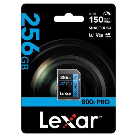  Thẻ nhớ Lexar Professional 800x Pro SDXC UHS-I V30 256GB 