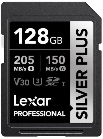  Thẻ nhớ Lexar 128GB Professional SILVER PLUS UHS-I SDXC Card V30 