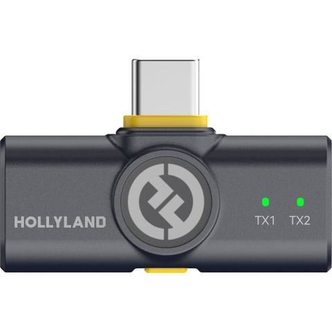 Thiết bị thu không dây Hollyland Lark M2 Receiver cổng Lightning (Shine Charcoal)
