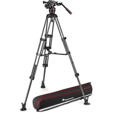  Bộ chân máy quay Nitrotech 608 Fluid Video Head & Twin Leg Tripod 