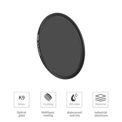  Kính lọc Haida Slim PROII Multi-coating ND 0.9 (8x) Filter 77mm 