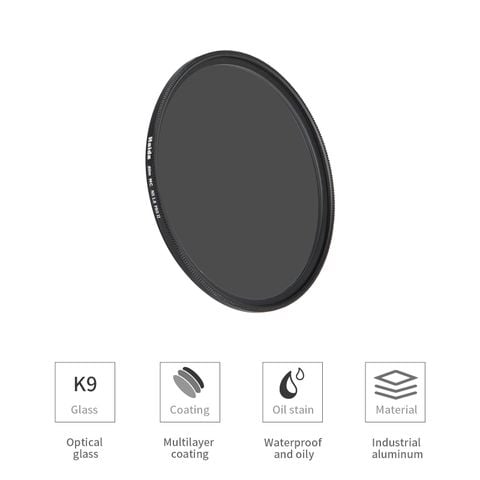  Kính lọc Haida Slim PROII Multi-coating ND 1.8 (64x) Filter 77mm 