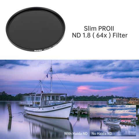  Kính lọc Haida Slim PROII Multi-coating ND 0.9 (8x) Filter 77mm 