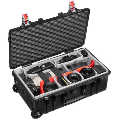  Vali máy ảnh Manfrotto Pro Light Reloader Tough-55 LowLid; Roller Black 