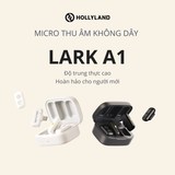 Bộ Micro không dây Hollyland Lark A1 Combo (USB-C RX, Lightning RX, hộp sạc) màu Ivory White