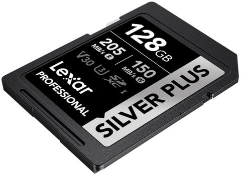  Thẻ nhớ Lexar 128GB Professional SILVER PLUS UHS-I SDXC Card V30 