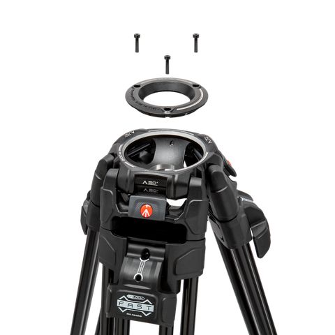  Bộ chân máy quay Manfrotto 504X & Alu Fast Twin 