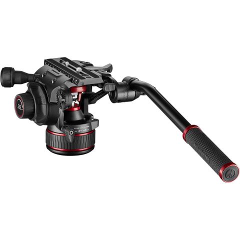  Bộ chân máy Manfrotto Nitrotech 608 Fluid Video Head and Carbon Fiber Twin Leg Tripod with Middle Spreader 