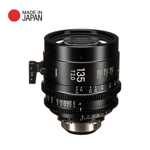  Ống kính Cine Sigma 135mm T2 FF High Speed Prime with i-Technology ngàm PL (Feet) 