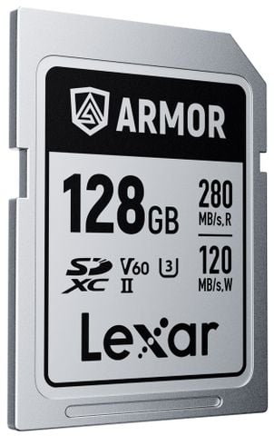  Thẻ nhớ Lexar 128GB ARMOR SILVER PRO UHS-II SDXC Card V60 