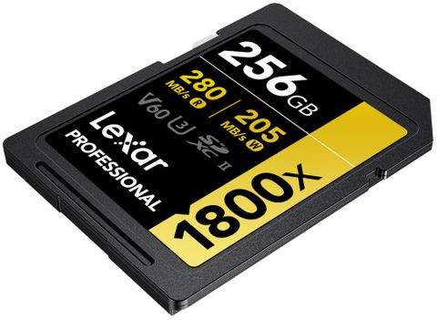  Thẻ nhớ Lexar 256GB Professional 1800x UHS-II SDXC Card V60 