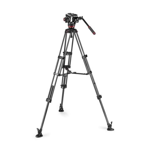  Bộ chân máy quay Manfrotto 504X & CF Twin MS 