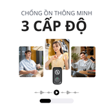 Bộ Micro không dây Hollyland Lark A1 Combo (USB-C RX, Lightning RX, hộp sạc) màu Ivory White