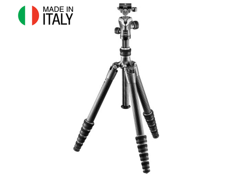  Bộ chân máy ảnh Gitzo Traveler Series 1 Carbon Fiber 5-Section Tripod & Center Ball Head Black 