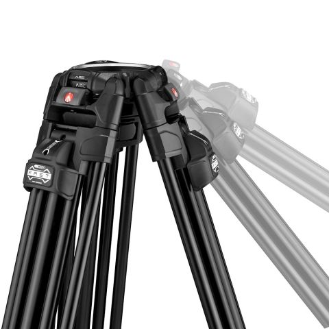  Bộ chân máy quay Manfrotto 504X & Alu Fast Twin 