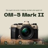 Bộ máy ảnh OM SYSTEM OM-5 Mark II kèm ống kính M.Zuiko Digital ED 14-150mm F4-5.6 II (Sand Beige)