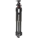  Bộ chân máy ảnh Manfrotto 055 Aluminium 3-Sections Tripod & Kit Ball Head Q2 Black (200PL plate) 