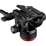  Bộ chân máy Manfrotto 504X Fluid Video Head & Aluminium Twin Tripod  Black (Mid-Level Spreader) 