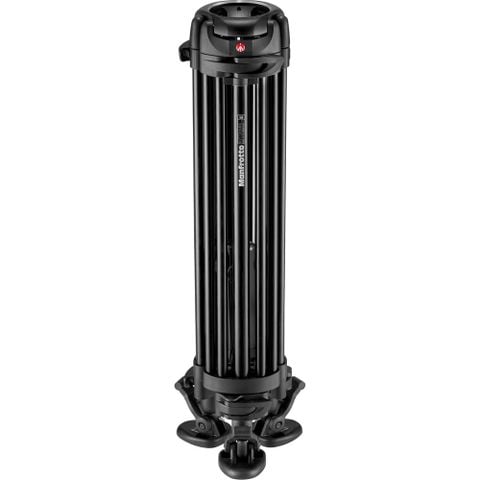 Bộ chân máy Manfrotto 612 Nitrotech Fluid Video Head and Aluminum Twin Leg Tripod with Middle Spreader