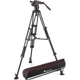  Bộ chân máy Manfrotto Nitrotech 612 Fluid Video Head and Carbon Fiber Twin Leg Tripod with Middle Spreader 