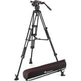Bộ chân máy Manfrotto 612 Nitrotech Fluid Video Head and Aluminum Twin Leg Tripod with Middle Spreader