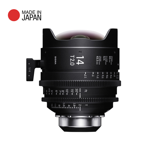  Ống kính Cine Sigma 14mm T2 FF High Speed Prime với /i Technology ngàm PL (Feet) 