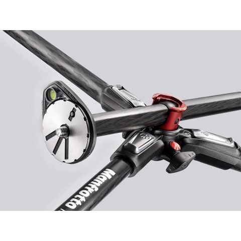  Chân máy ảnh Manfrotto 190 Carbon Fiber 4-Sections Tripod Black 