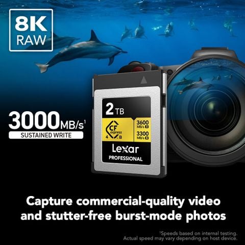  Thẻ nhớ Lexar Professional CFexpress 4.0 Type B Gold 