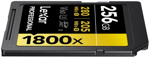 Thẻ nhớ Lexar 256GB Professional 1800x UHS-II SDXC Card V60 