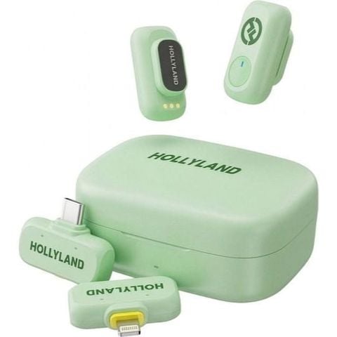  Bộ Micro không dây Hollyland Lark A1 Duo (USB-C RX, hộp sạc) màu Space Gray 