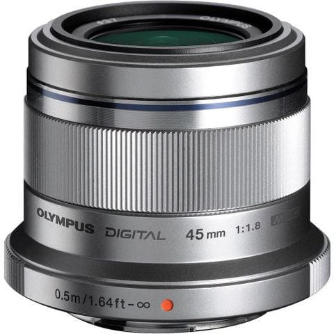  Ống kính OM SYSTEM M.Zuiko Digital 45mm F1.8 ngàm Micro Four Thirds (Silver) 